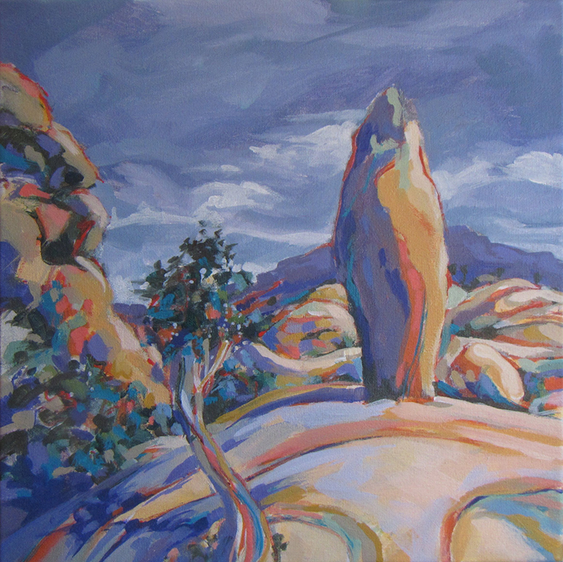 Janis Commentz - Storm Over Jumbo Rocks